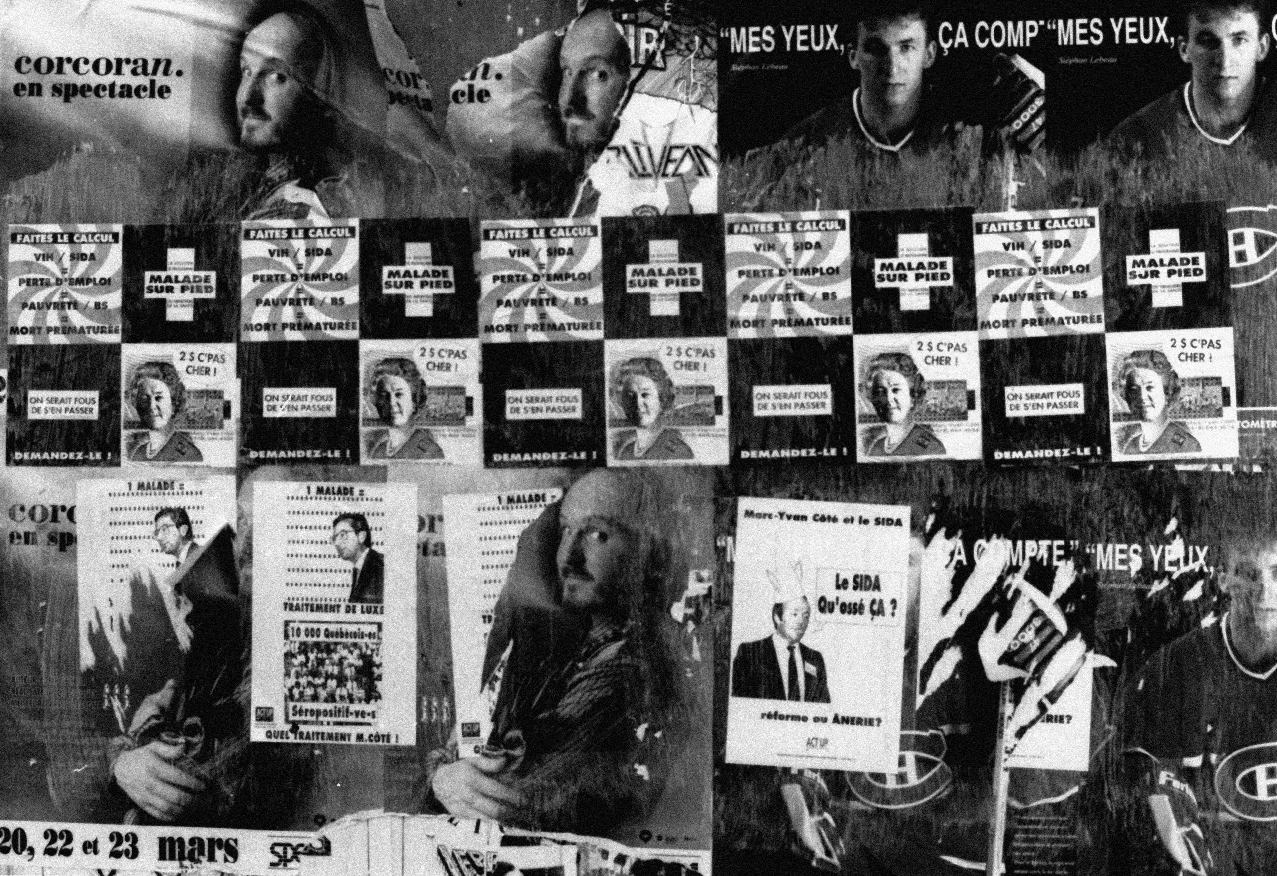 Malade sur pied, campagne d’affichage